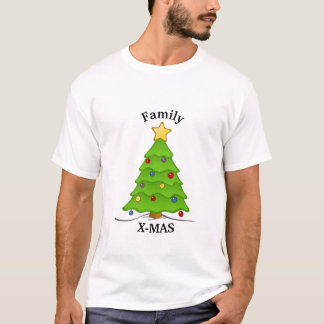 T-shirt Famille Customisée X-mas