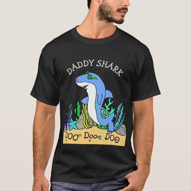 T-shirt Famille Daddy Shark Doo Doo (Devant)
