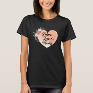 T-shirt Famille d'amour mignonne Matching Motheru2019s Day