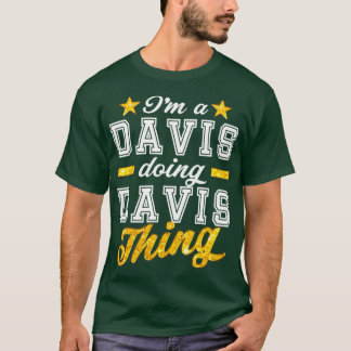 T-shirt Famille Davis Reunion Davis 