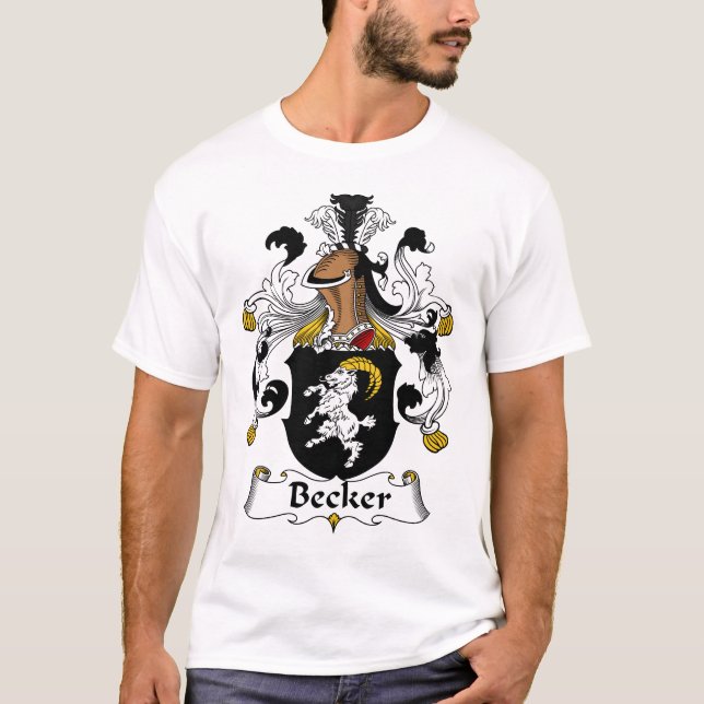 T-shirt Famille de Becker, crête allemande (Devant)