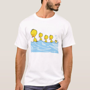 T-shirt Famille de canard de natation