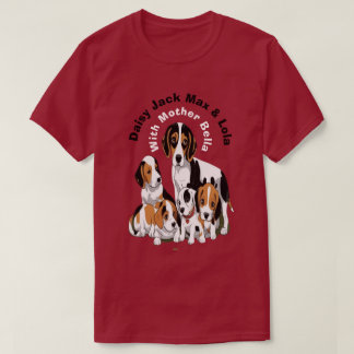 T-shirt Famille de Chiens : Mère et Chiens -