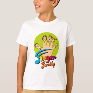 T-shirt Famille de doigt
