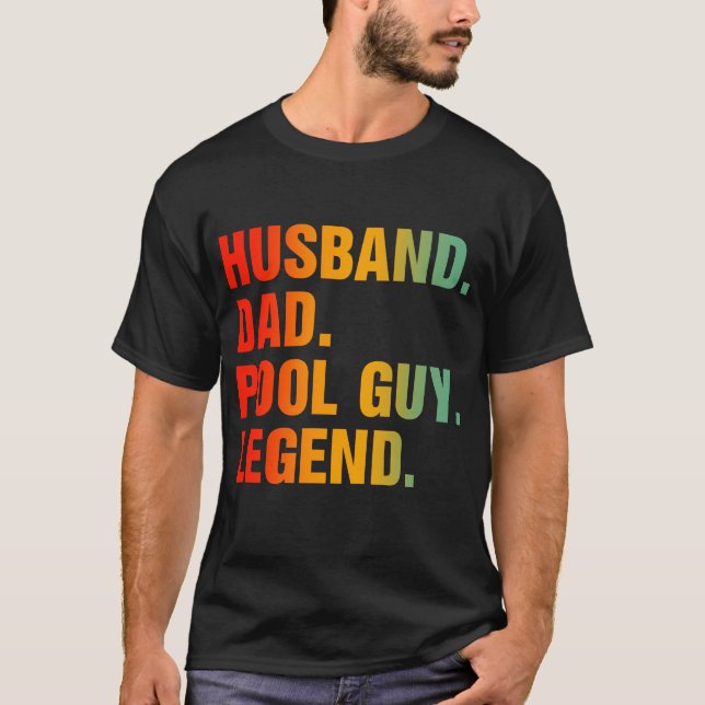 T-shirt Famille de garçons de papa de mari (Devant)