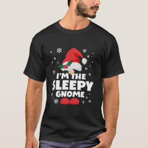 T-shirt Famille de gnome drôle endormie groupe assorti joy