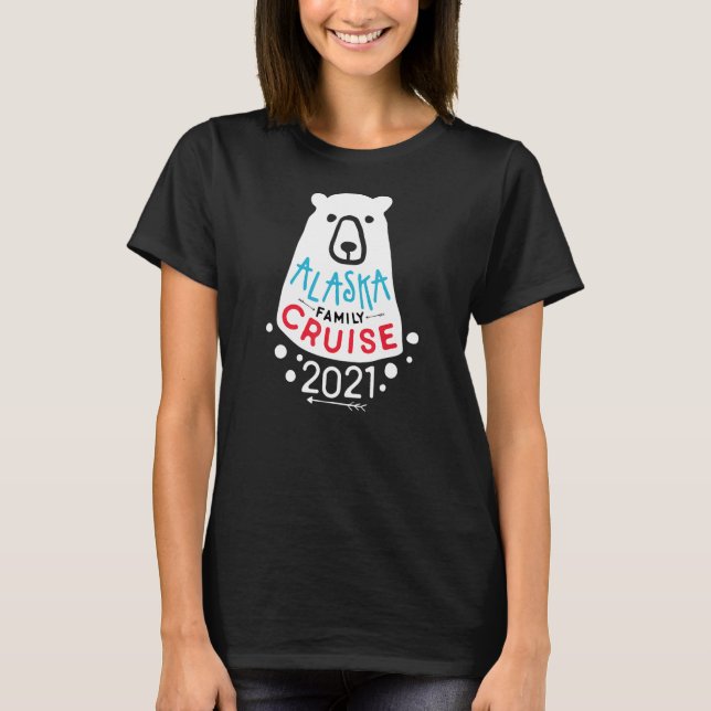 T-shirt Famille de jumelage d'ours polaire Alaska Cruise 2 (Devant)