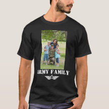 Famille de l'armée avec photo