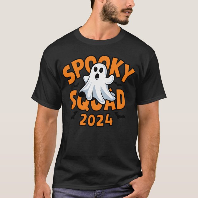 T-shirt Famille de l'équipe éffrayante halloween 2024 (Devant)