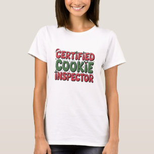 T-shirt famille de l'inspecteur certifié de cookie