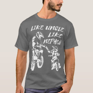 T-shirt Famille De Motocross Oncle Et Nephew