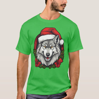 T-shirt Famille de Noël Wolf