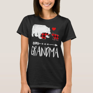 T-shirt Famille de pyjama de jumelage d'ours de grand-mère