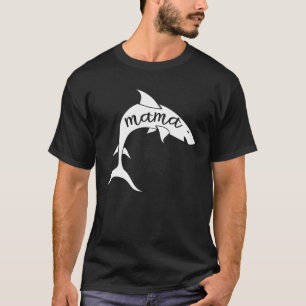 T-shirt Famille de requins Mama Jour des mères