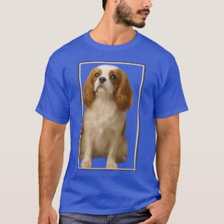 T-shirt Famille de spaniel encadrée