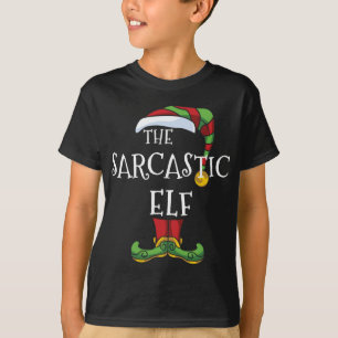 T-shirt Famille d'elfes Sarcastique qui correspond Noël Dr