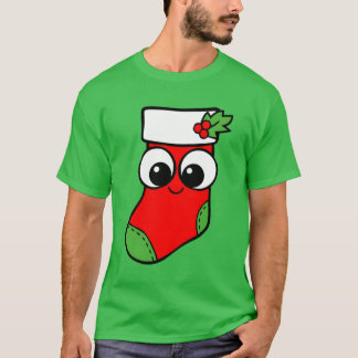 T-shirt Famille des Chaussettes de Noël