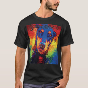T-shirt Famille Doberman