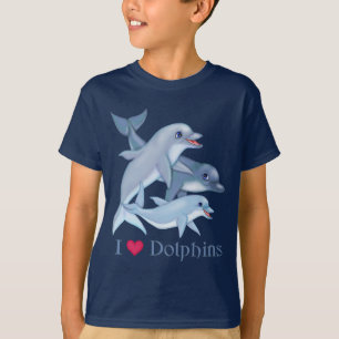T-shirt Famille Dolphin
