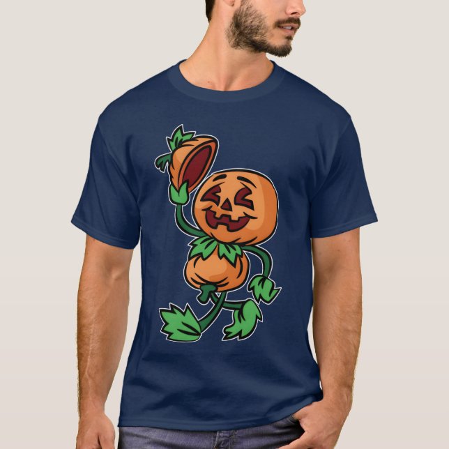 T-shirt Famille du CITROUILLE MISTER HALLOWEEN (Devant)