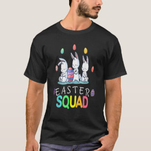 T-shirt Famille Easter Squad Matatching Bunny Egg Hunt Gro