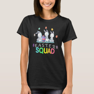 T-shirt Famille Easter Squad Matatching Bunny Egg Hunt Gro