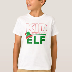 T-shirt Famille Elf   Jour férié de Noël Elf enfant #TeamE