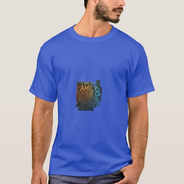 T-shirt Famille et amis (Devant)