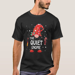 T-shirt Famille Gnome Correspondante Calme Groupe Noël Pa