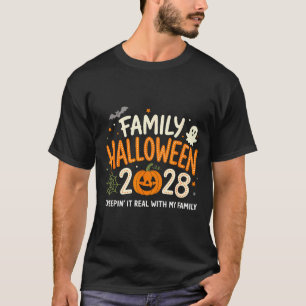 T-shirt Famille halloween 2028 drôle citrouille fantôme ef