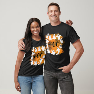 T-shirt Famille Halloween assortis parti fantôme Éffrayant