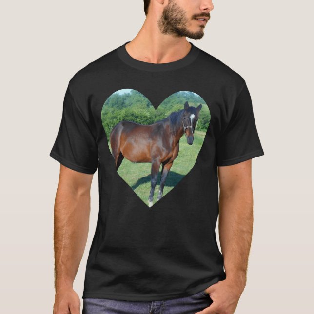 T-shirt Famille Horse Heart Design (Devant)