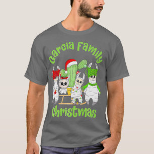 T-shirt Famille Llama Hommes Femmes Enfants Garcia Famille
