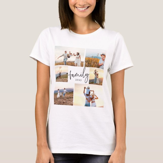 T-shirt Famille moderne (Devant)