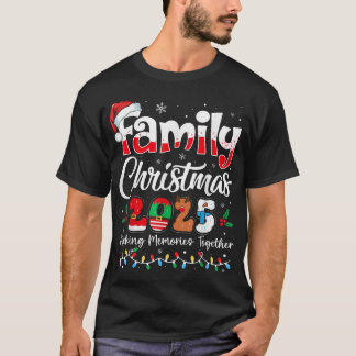 T-shirt Famille Noël 2025 Matching Outfit Xmas