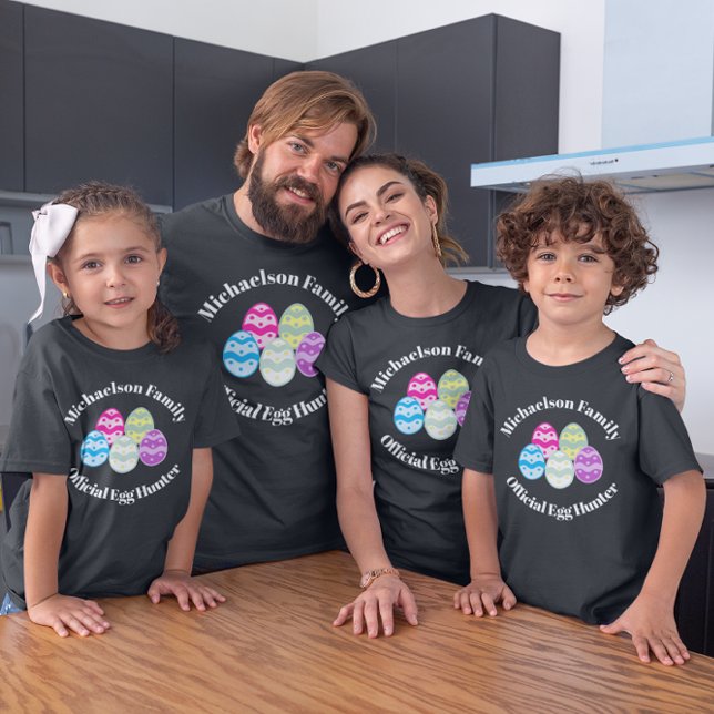 T-shirt Famille officielle de chasseurs d'oeufs de Pâques (Créateur téléchargé)