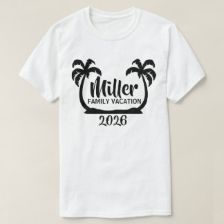 T-shirt famille Palm Trees
