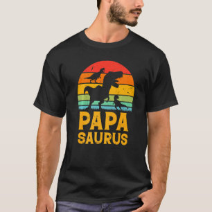 T-shirt Famille Papa Saurus Papa Dinosaure Papa Dino Pa