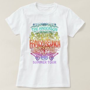 T-shirt Famille Retro Band les années 70 Concert Logo Neo