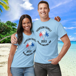 T-shirt Famille Réunion Hawaii vacances de Noël