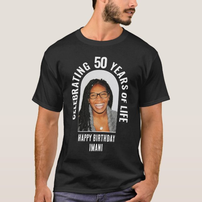 T-shirt Famille Réunion personnalisée Correspondance 50e a (Devant)