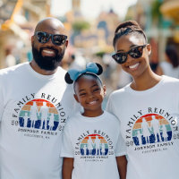 Famille Réunion Tenue Mains Rétro Soleil Blanc