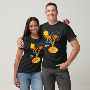 T-shirt Famille Réunion vacances d'été