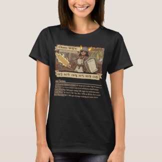 T-shirt Famille RPG - Épouse de classe avec STATS - style