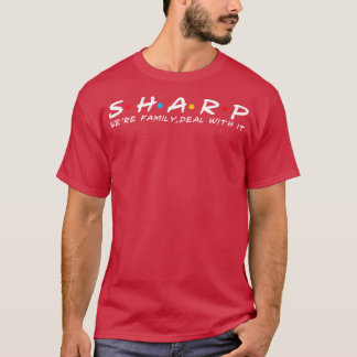 T-shirt Famille Sharp Nom de famille Sharp Sharp Nom