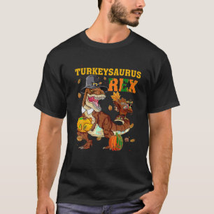 T-shirt Famille Turquie Saurus Rex Dinosaure Drôle T Rex T