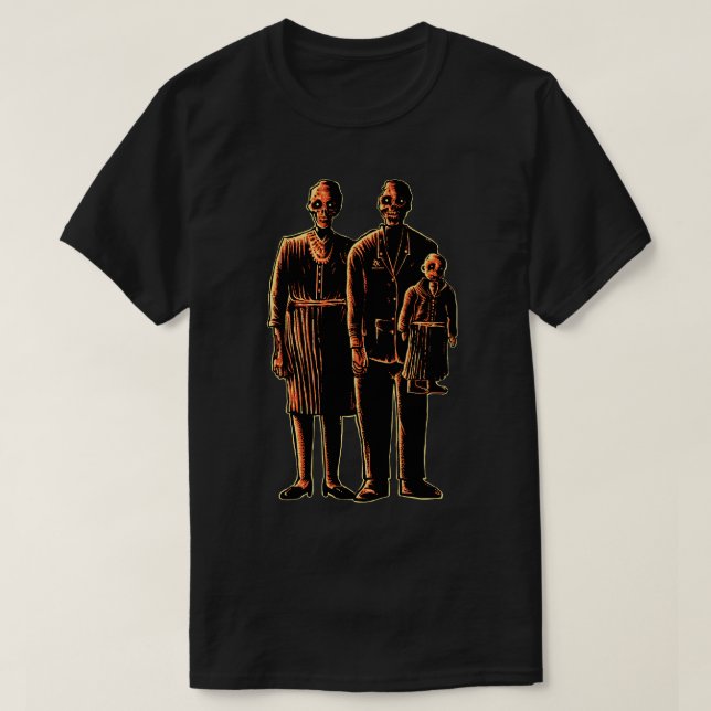 T-shirt Famille Zombie (Design devant)