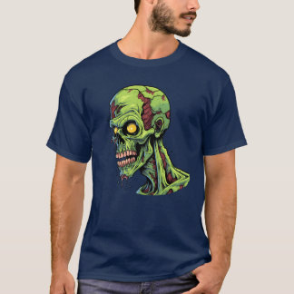 T-shirt Famille Zombie d'Halloween effrayante