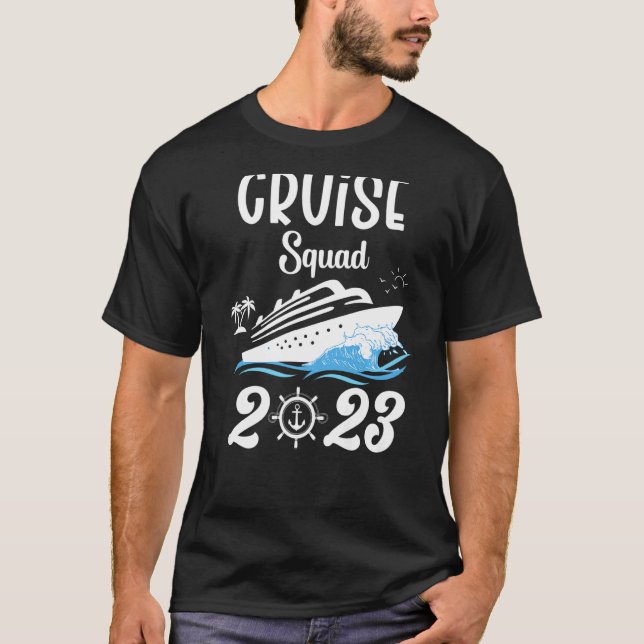 T-shirt Family Cruise Squad 2023 Family Matching Group Squ (Devant)