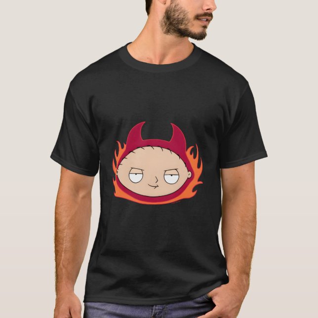 T-shirt Family Guy Devil Stewie (Devant)